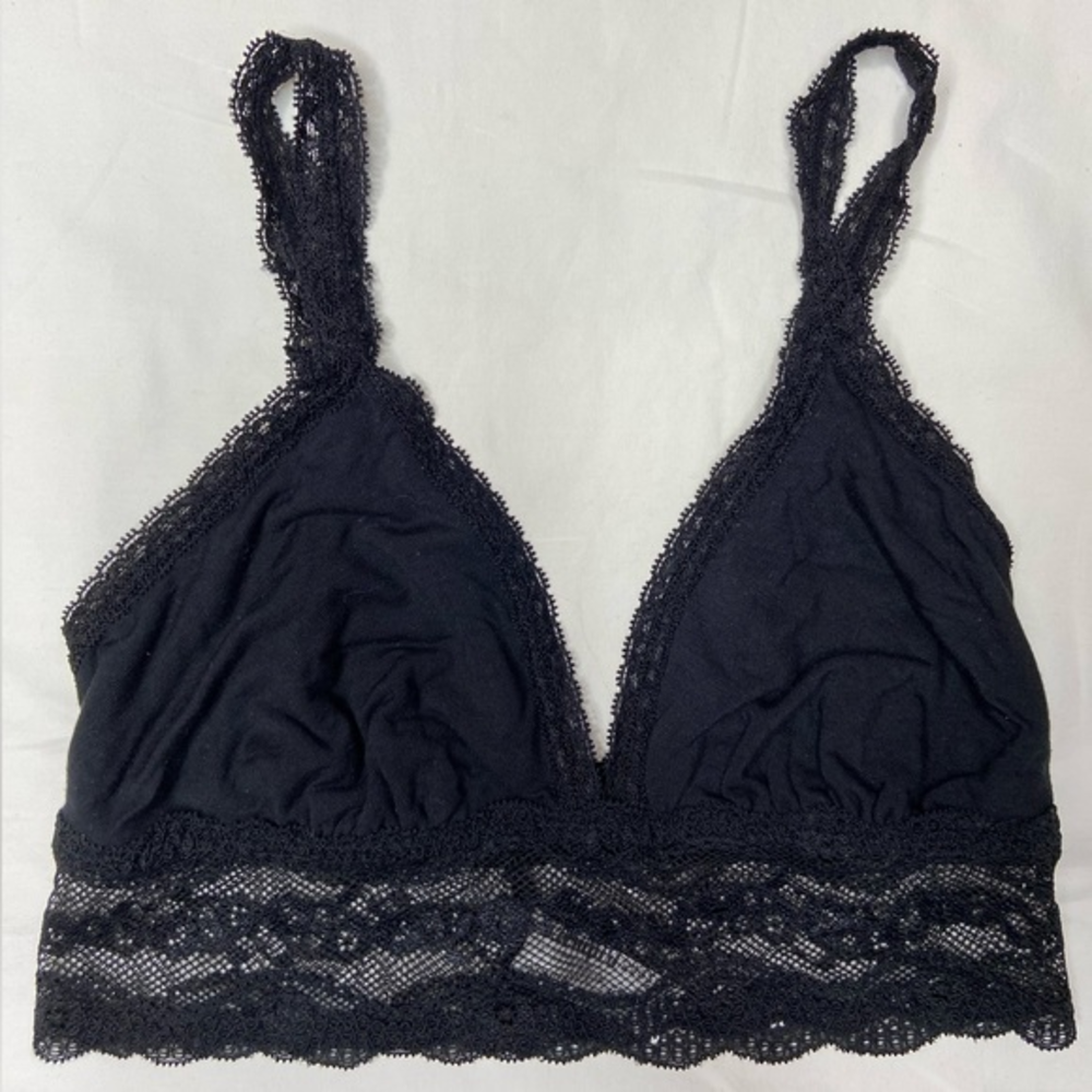 B Tempt’d, Bralette, Black, Lace, Adjustable Straps, size Small